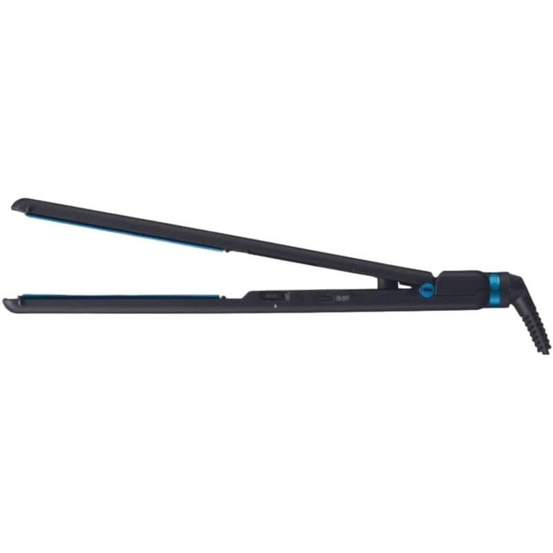 BabylissPRO Nano Titanium Limited Edition Black & Blue 1" Ultra Thin Flat Iron