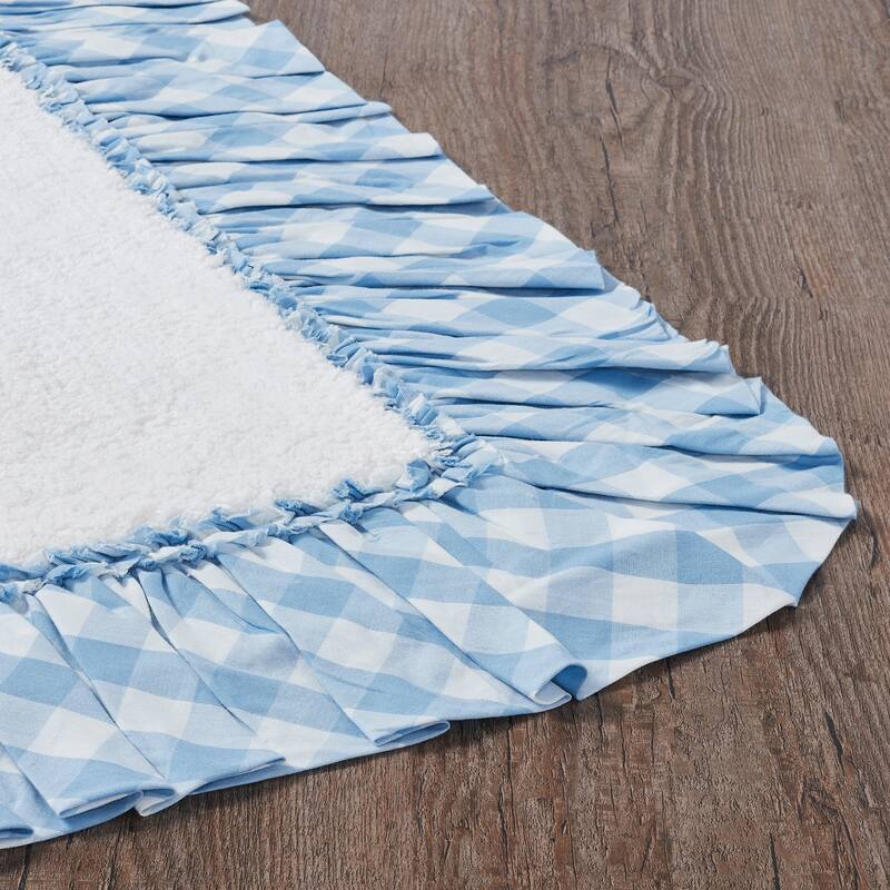 Annie Buffalo Blue Check Bathmat 27x48 - 27x48 - Blue