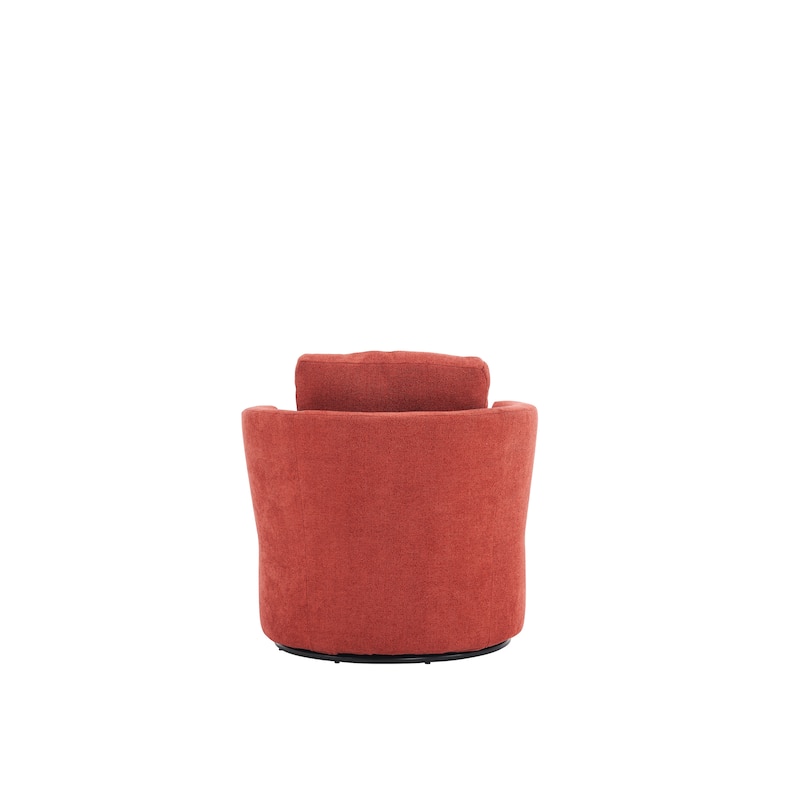 29.5" Polyester Swivel Arm Chair