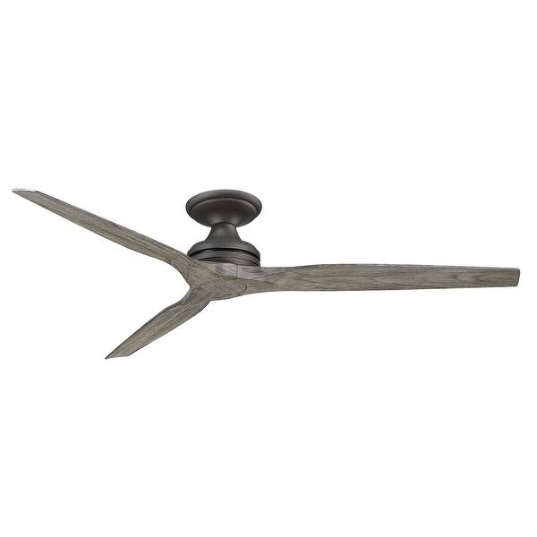 Spitfire DC Indoor/Outdoor Ceiling Fan DC Motor Matte Greige Bed