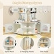 preview thumbnail 7 of 8, Gymax Kids Play Kitchen w/Working Faucet & Sink Microwave & Dishwasher