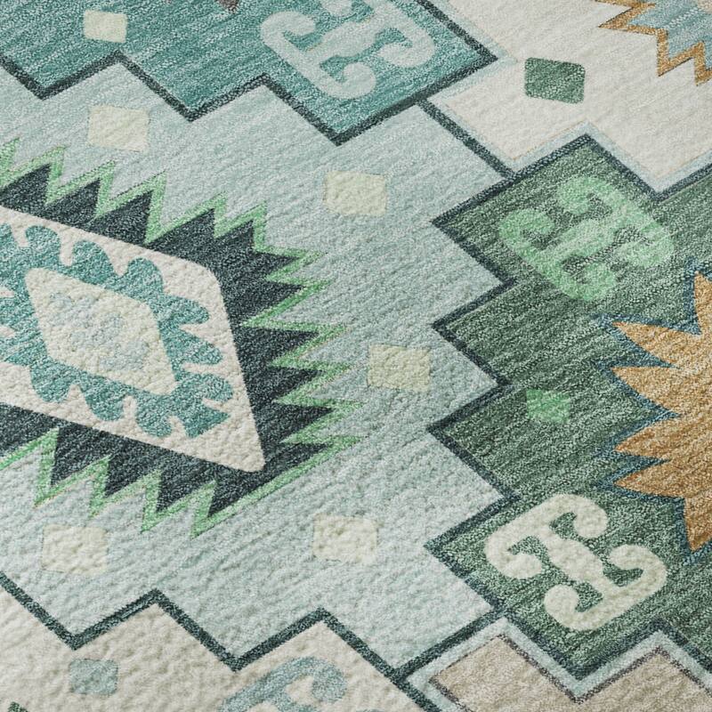 Premium Washable Super Soft Southwest Tribal Mayfield Rug