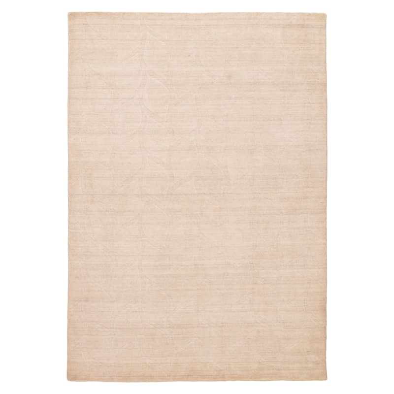 ECARPETGALLERY Hand Loomed Kashkuli Gabbeh Ivory Wool Rug - 5'7 x 7'10 - Ivory - 5'7 x 7'10