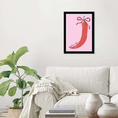 Wynwood Studio Prints Holiday Seasonal Your Hot II Pink Wall Art