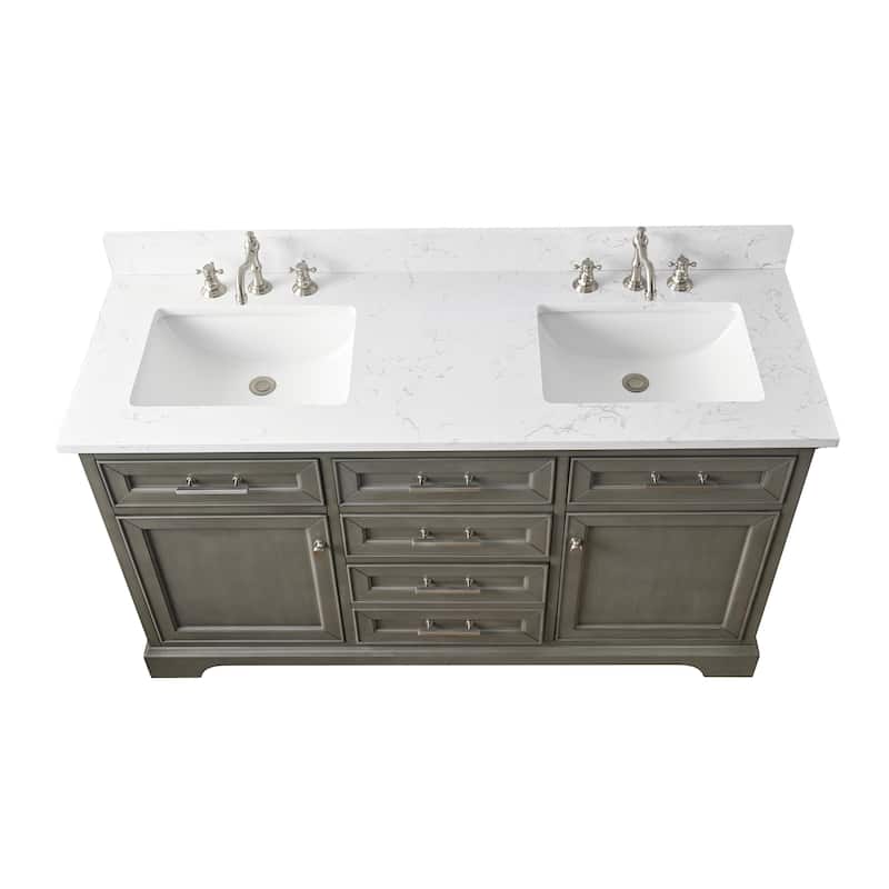 Sudio Design Thompson 60" Double Bathroom Vanity