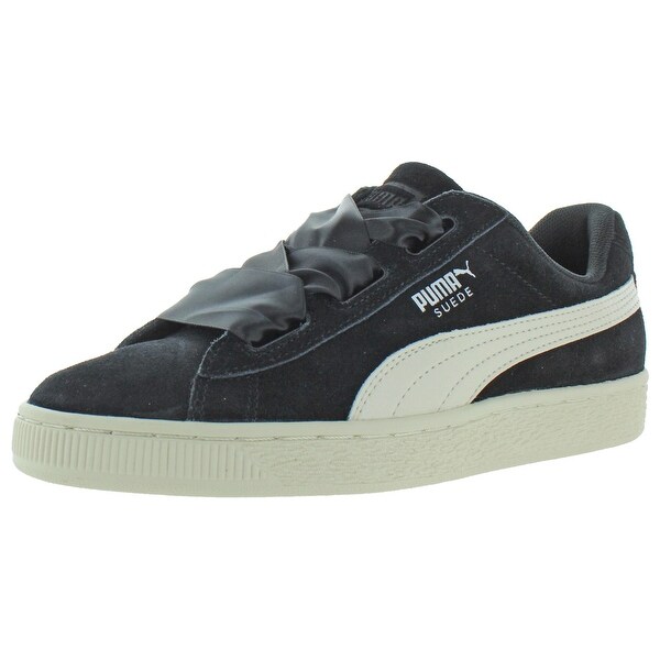 girls black puma trainers