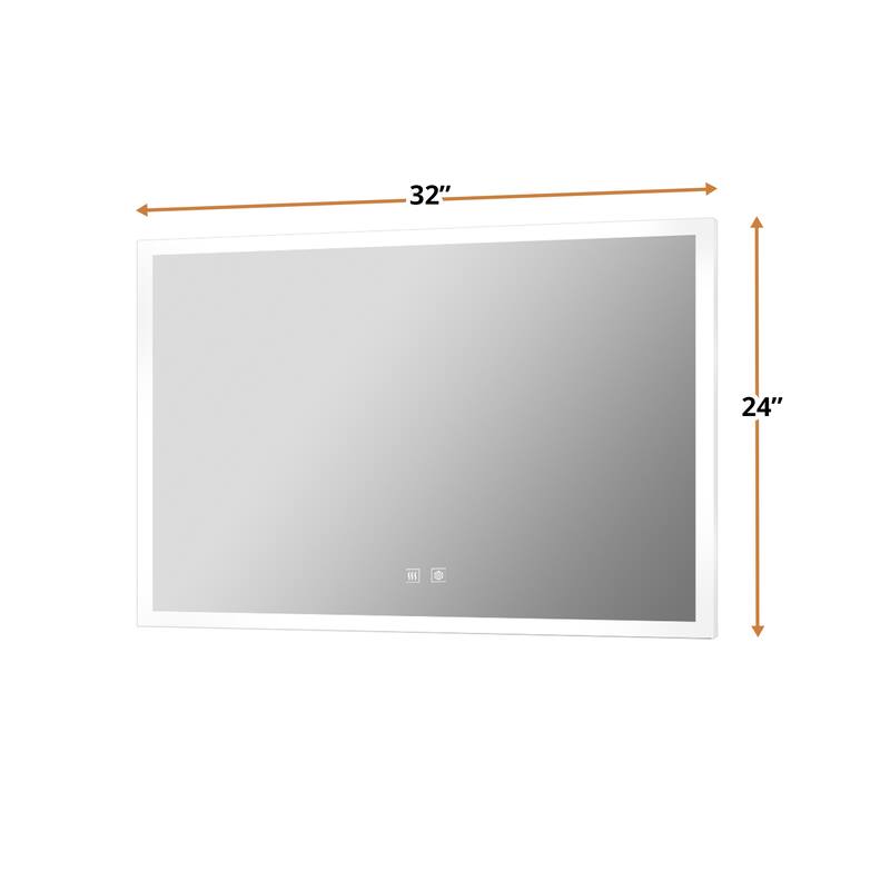 Aurorium LED Bathroom Vanity Mirror - N/A