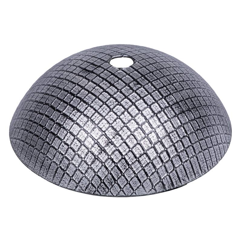 Eden Bath Silver Squares Glass Vessel Sink