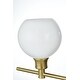 preview thumbnail 6 of 9, Elegant Lighting Collier 5 Light 47" Wide Bathroom Vanity Light with