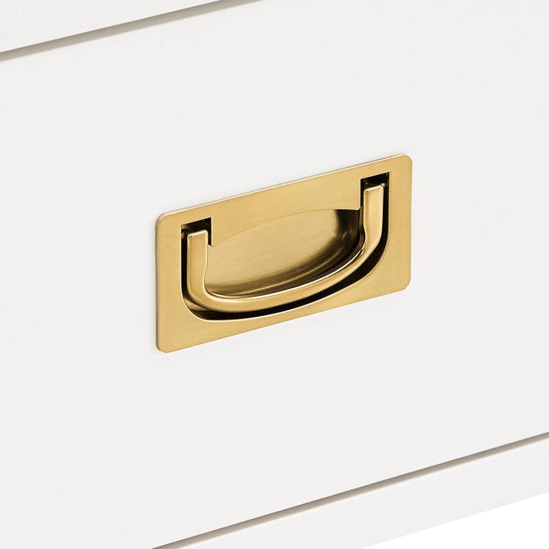 Kedric 1-Drawer Gold Accent Nightstand by iNSPIRE Q Junior