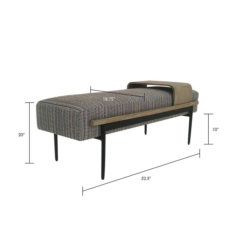 Ottoman with slide tray - Multi