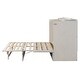 preview thumbnail 6 of 18, Full Size Murphy Platform Bed with USB Port and a Large Drawer, Space-Saving Wall Bed,Cabinet Hideaway Storage Bed, White
