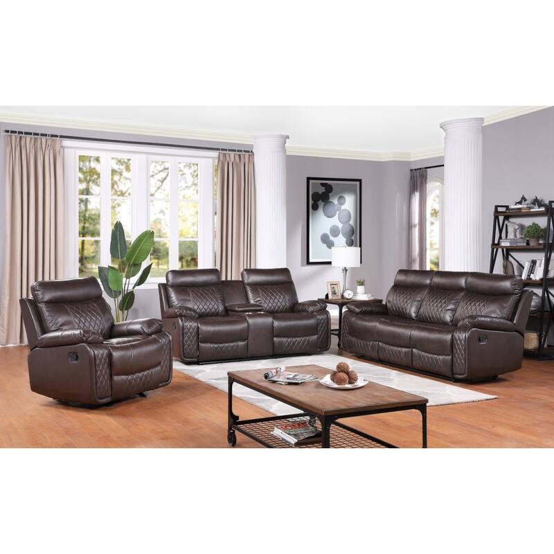 Santos Brown Reclining Sofa