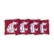 preview thumbnail 1 of 1, Washington State WSU Cougars Red Cornhole Bags All-Weather Resin Filled