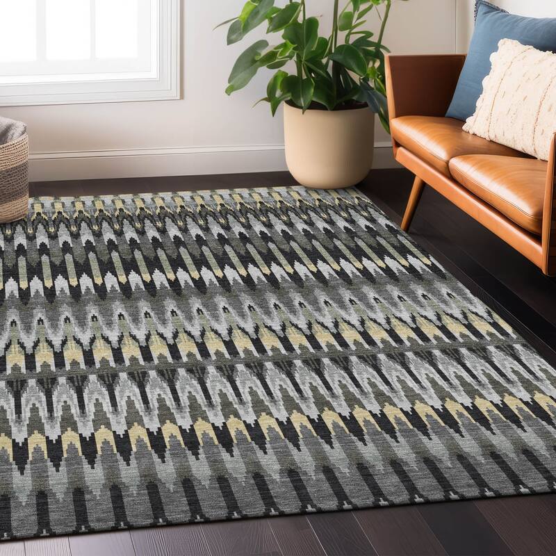 Machine Washable Indoor/ Outdoor Chantille Moroccan Rug