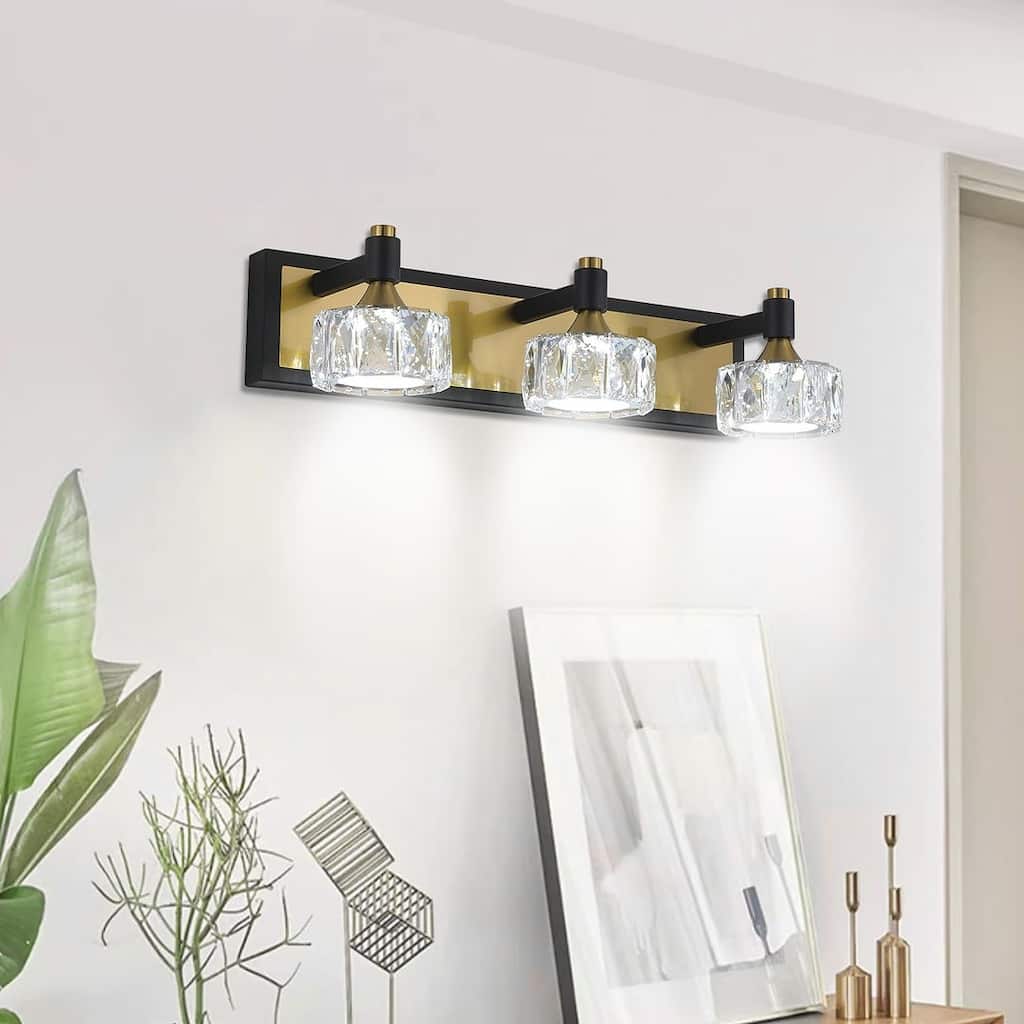 Modern LED Crystal Bathroom Vanity Light