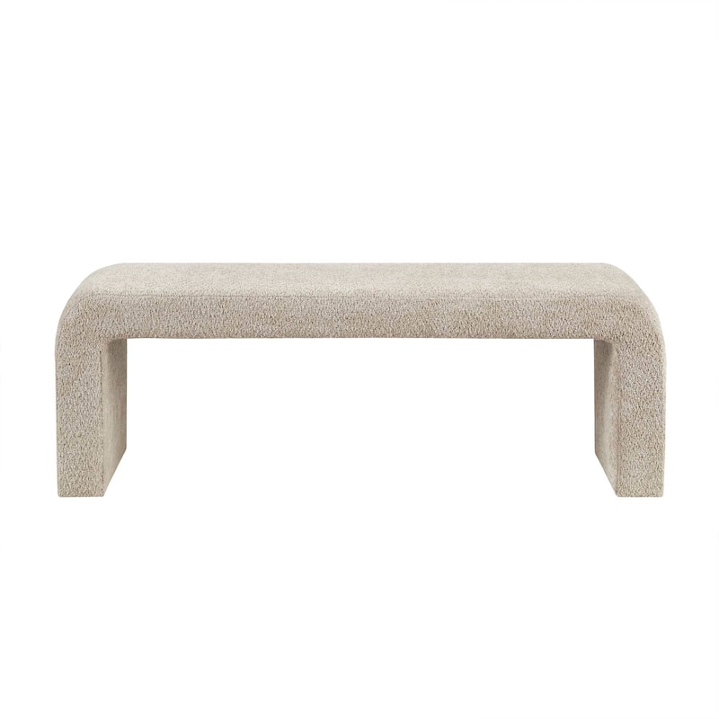 INK+IVY Steve Boucle Waterfall Bench