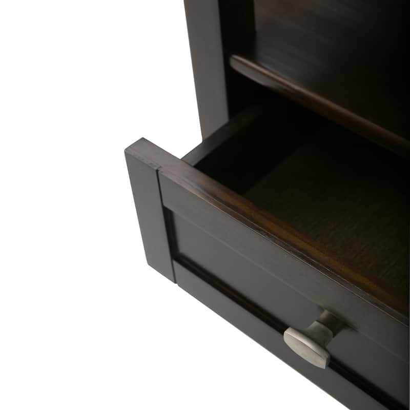 WYNDENHALL Norfolk SOLID WOOD 20 inch Wide Rectangle Transitional End Side Table - 20 inch Wide