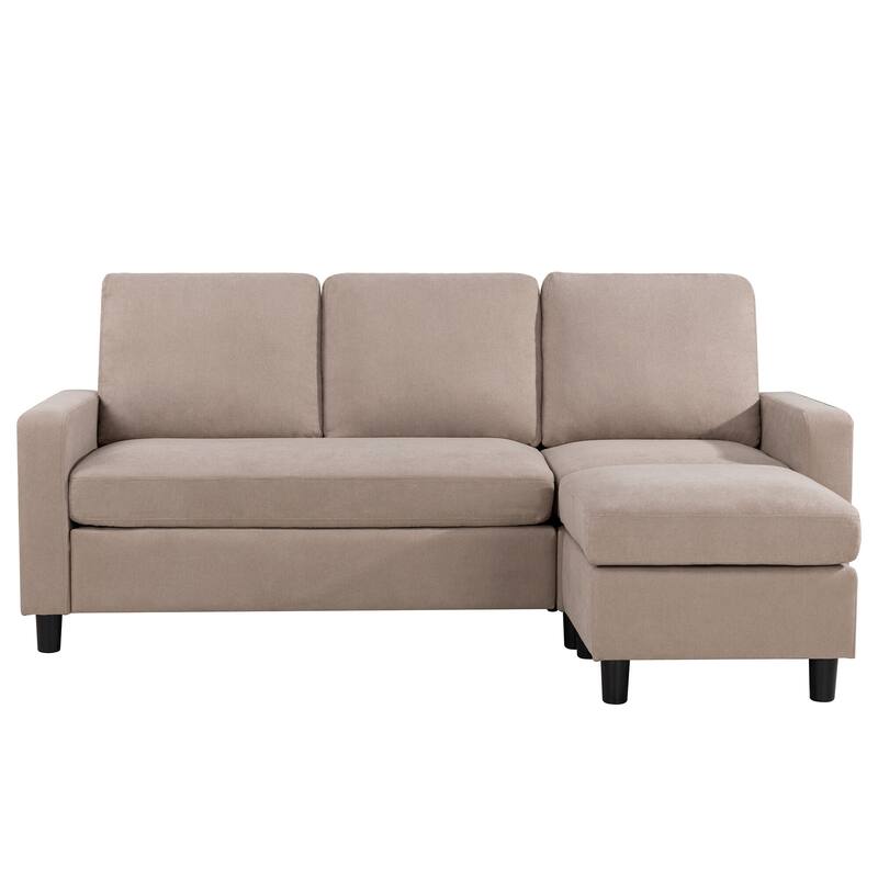 Futzca Modern L-shaped Convertible Sectional Sofa w/ Reversible Chaise