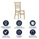 preview thumbnail 15 of 38, Child's Classic Resin Chiavari Chair for All Occasions - 12"D x 12"W x 24.75"H
