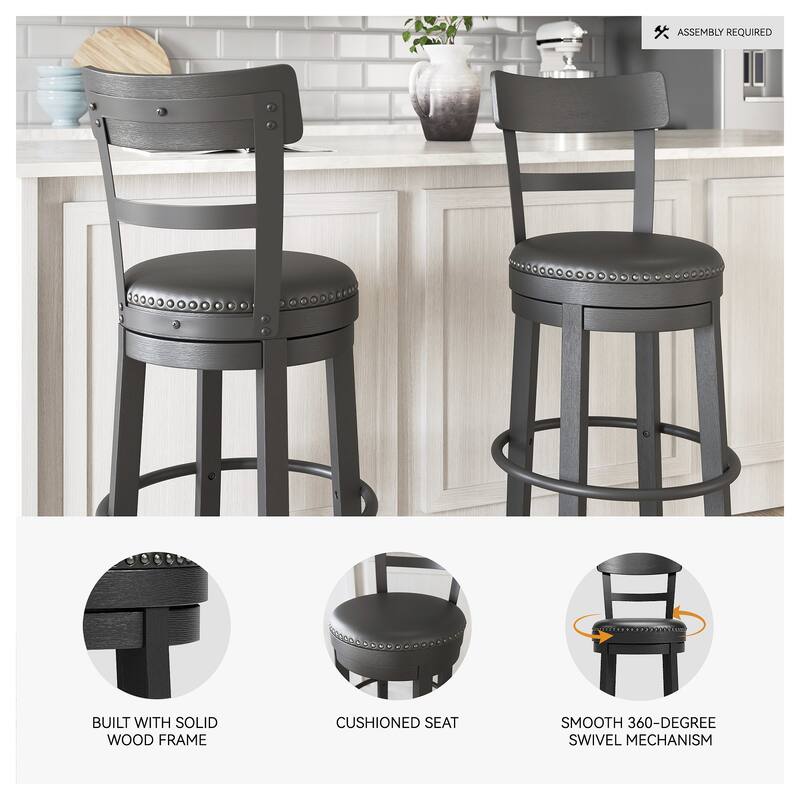 Valebeck Swivel Barstool