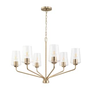 Celino Six-Light Chandelier with Clear Glass - 21