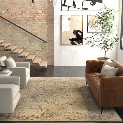 Copper Grove Chandra Elegant Traditions Ivory Area Rug