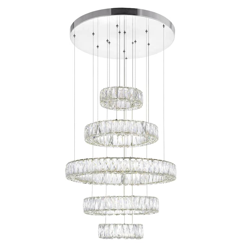 Madeline LED Chandelier With Chrome Finish - Chrome