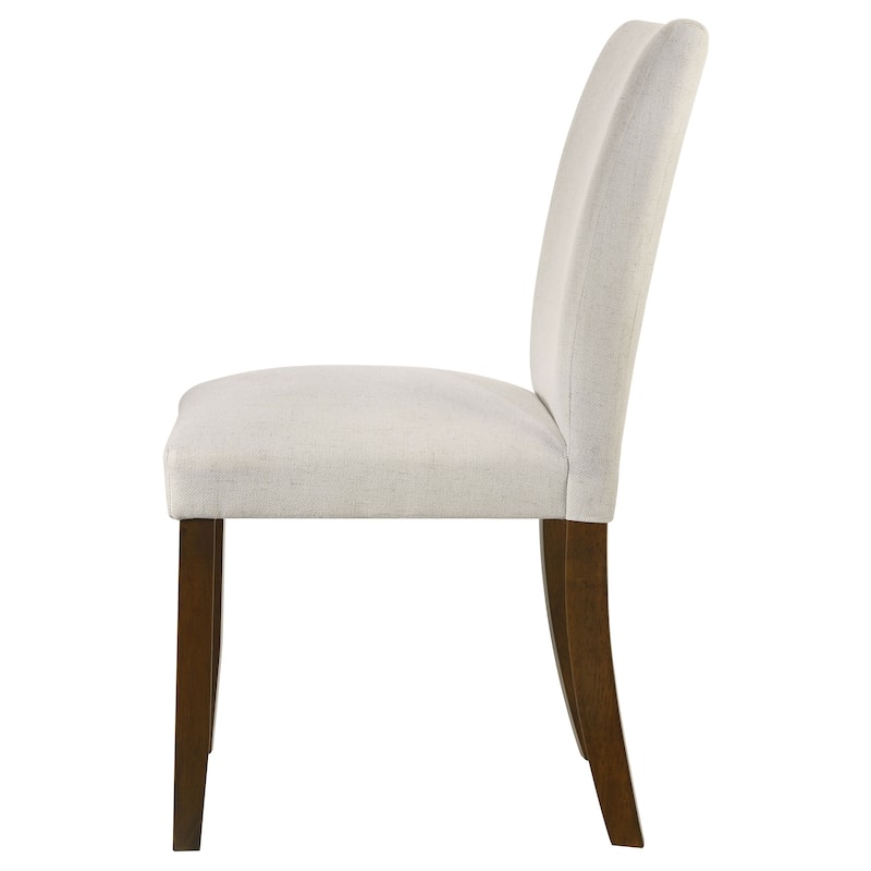 Cantley Upholstered Dining Side Chair Beige (Set of 2) - 19.5" x 23.75" x 36.75"