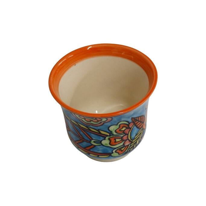 Home&Manor Ceramic Planter Multicolor