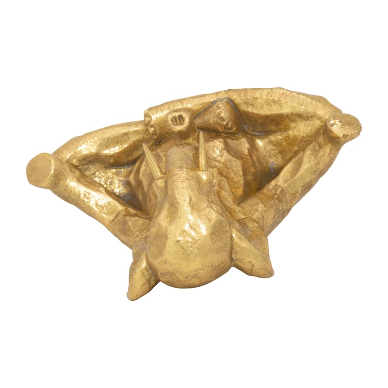 Sagebrook Home Serene Elephant Figurine - 8" x 4" x 6"