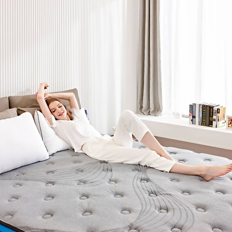 10 inch Hybrid Mattress Innerspring and Gel Memory Foam in a Box