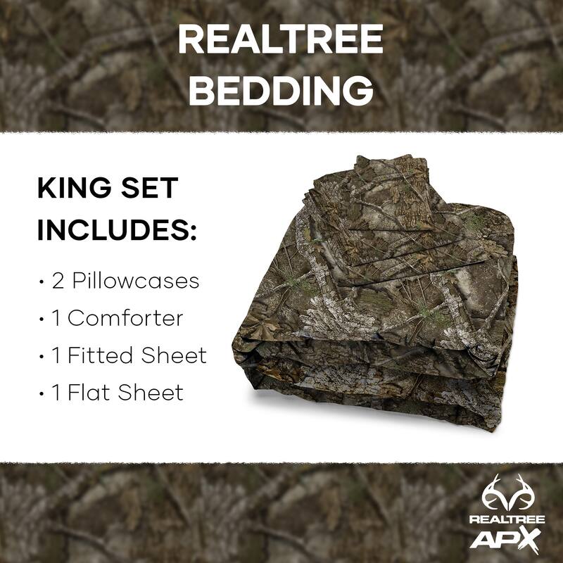 Realtree 5-piece King Bed in a Bag Set