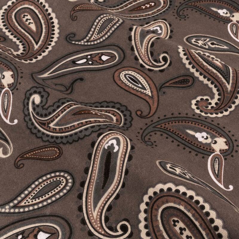 Superior Cotton Flannel Paisley Bed Sheet Set