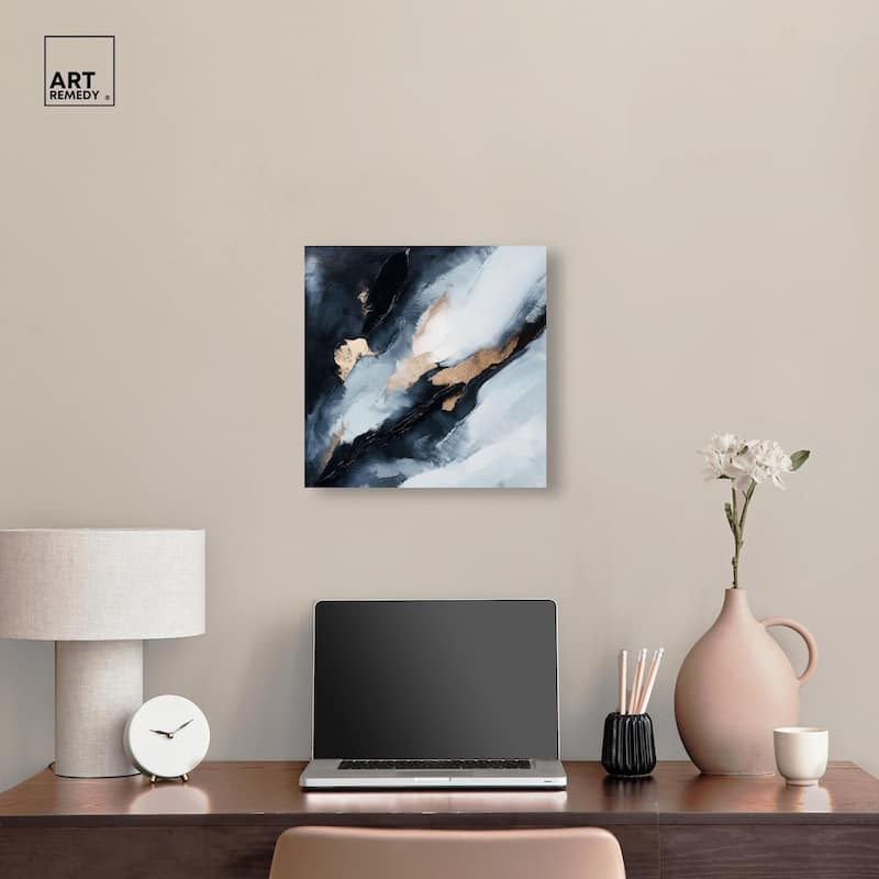 Golden Spark I Canvas by Art Remedy, Gallery Wrapped