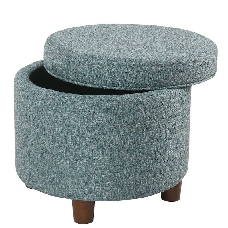 Porch & Den Parkchester Round Storage Ottoman
