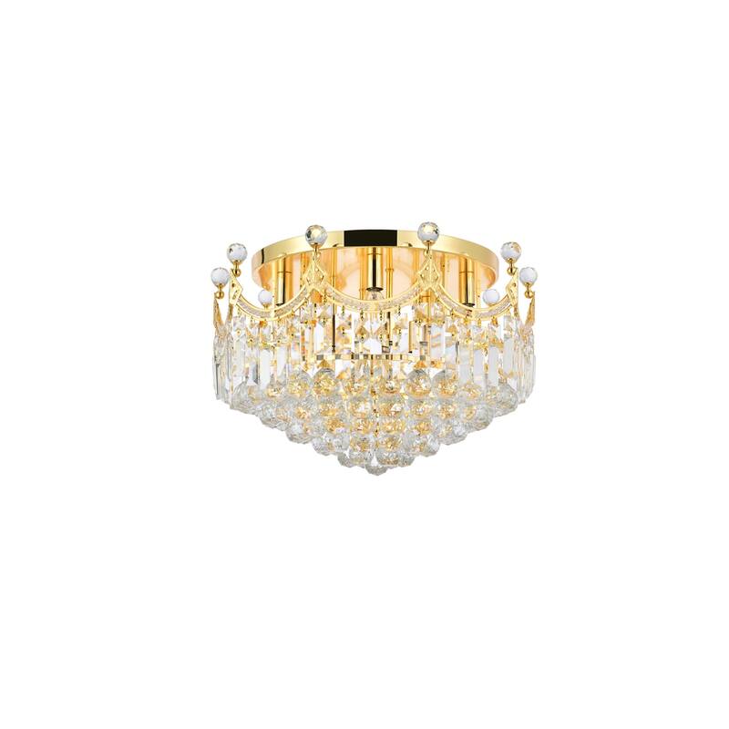 Elegant Lighting V8949F20/RC Corona 9 Light 20" Wide Semi-Flush