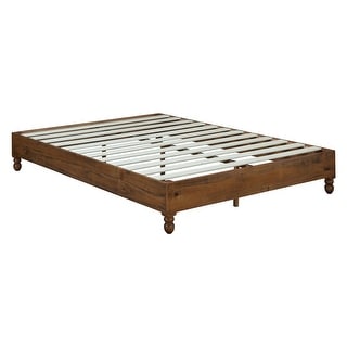 Crown comfort size 12 inch grand solid wood platform bed frame hot sale