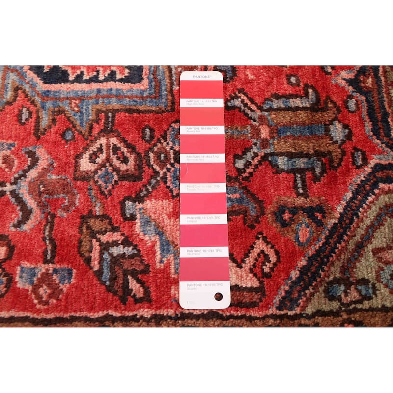 ECARPETGALLERY Hand-knotted Sarabi Red Wool Rug - 5'0 x 6'6