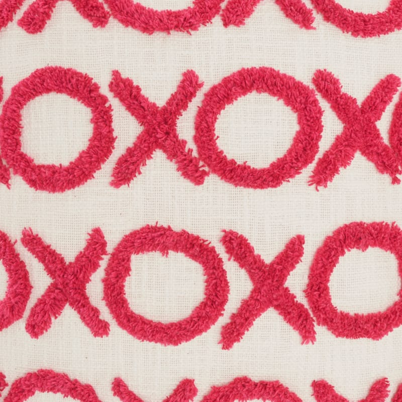 Mina Victory Life Styles Modern Textured XOXO Throw Pillow , (18" x 18")