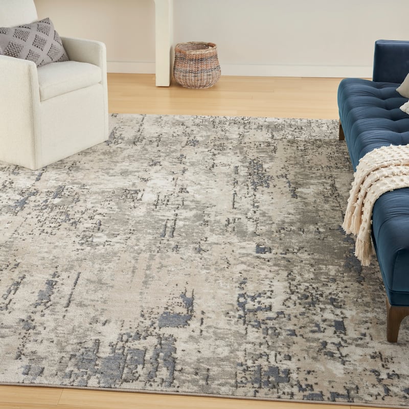 Nourison Concerto Modern Abstract Distressed Area Rug