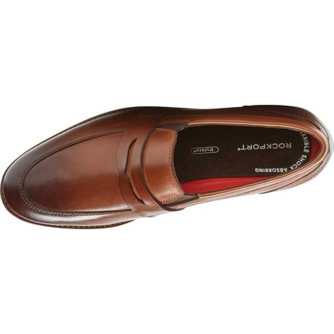 rockport leather penny loafer