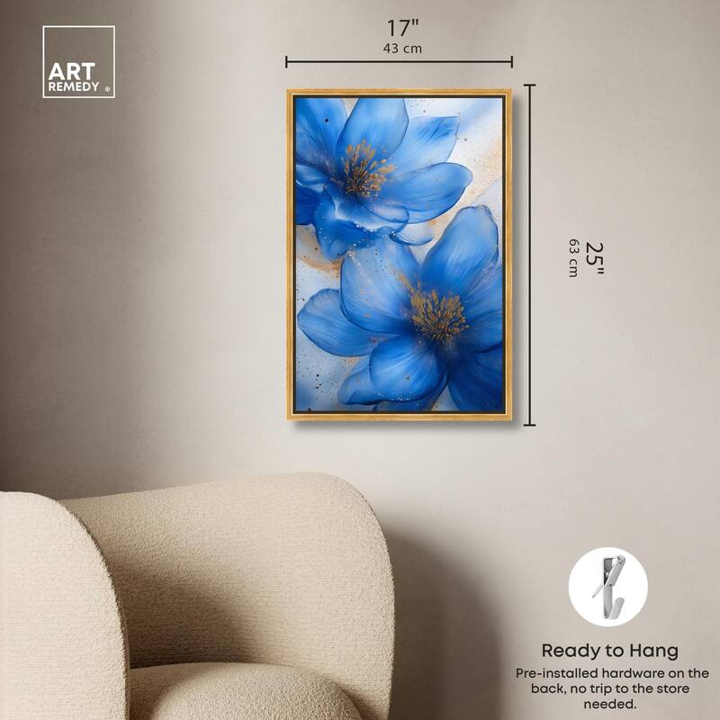 Twilight Teal Tint II Canvas by Art Remedy