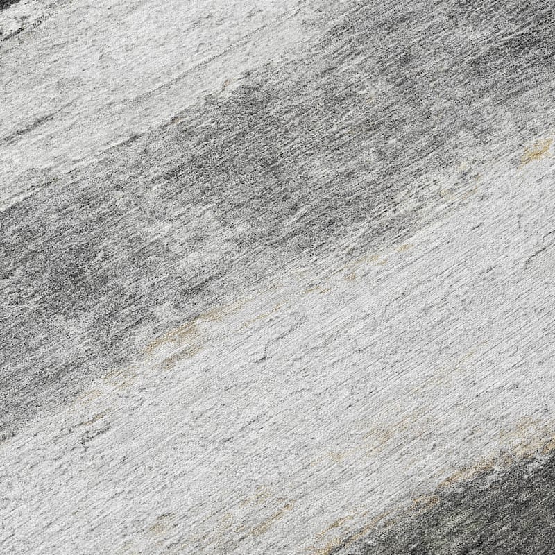 Machine Washable Indoor/Outdoor Watercolor Ombre Chantille Rug