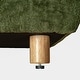 preview thumbnail 6 of 14, Art Leon Jacquard Flannel Armless Accent Chair with Wooden Legs