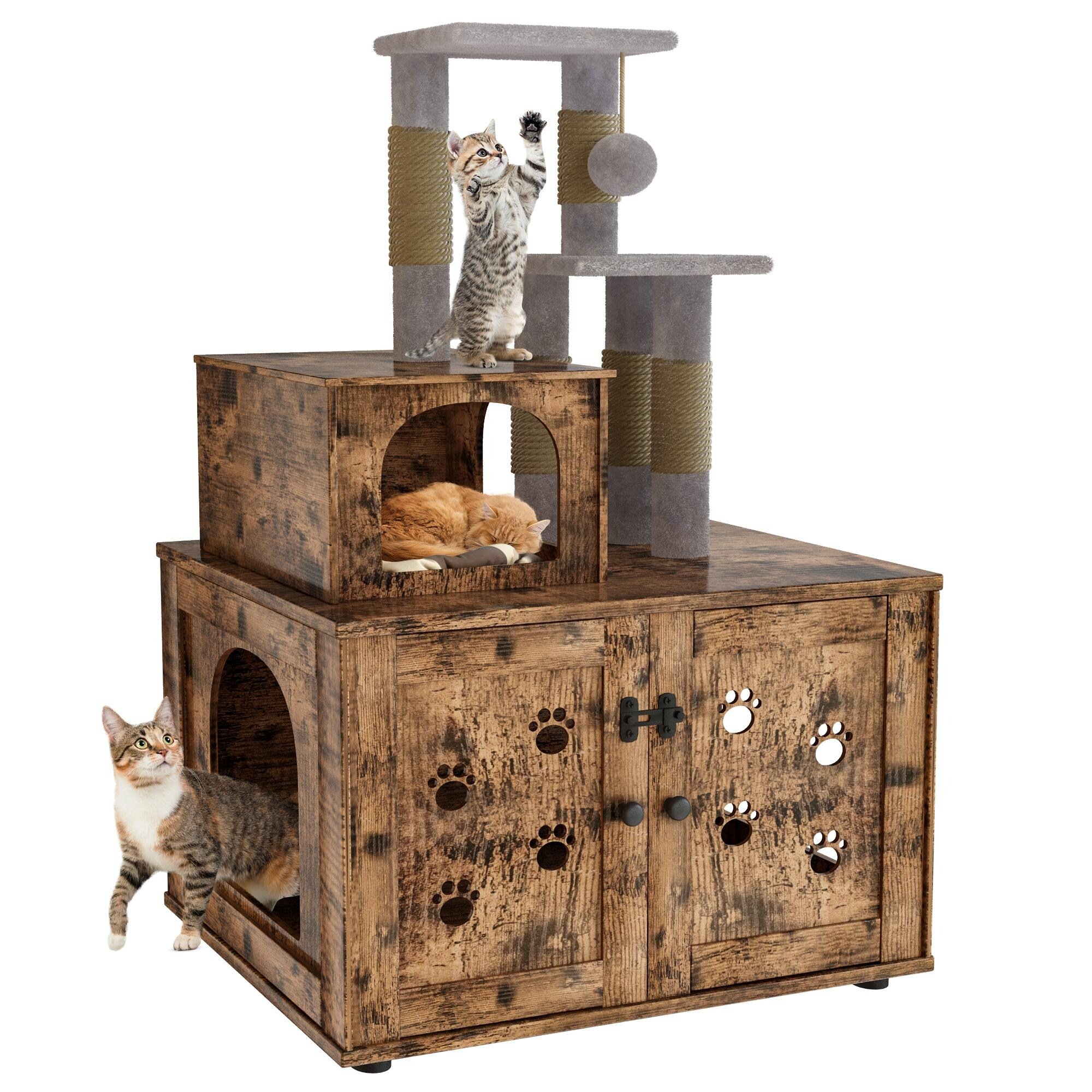Large platform cat tree hotsell