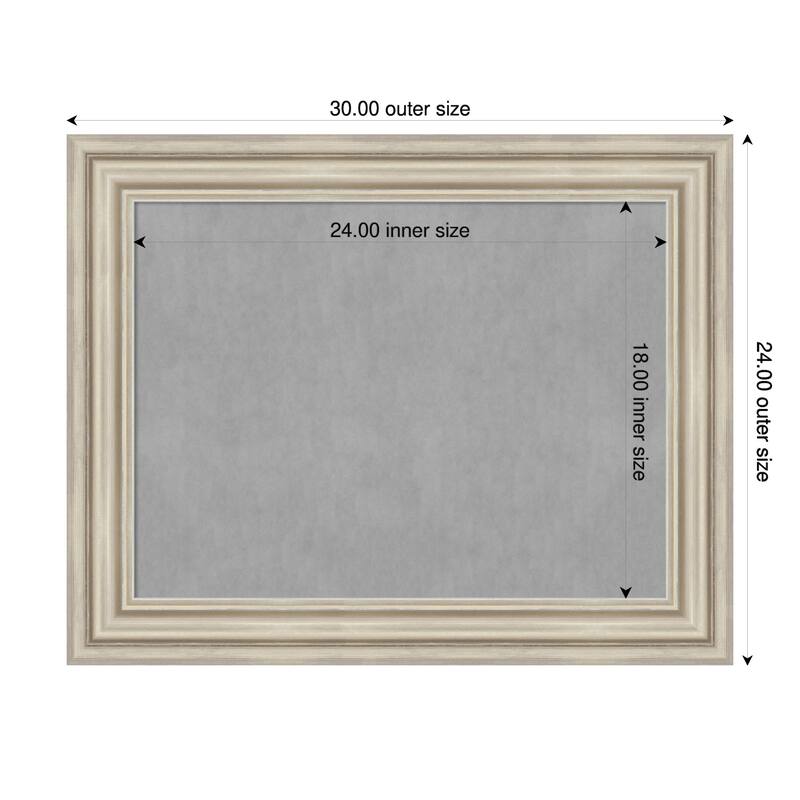 Amanti Art Sierra Black Brown Framed - 30 x 24 in - Sierra Silver