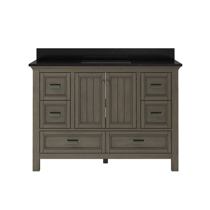 CRAFT + MAIN BAVT4922D-QBG Brantley 48" Free Standing Single Basin - Distressed Grey