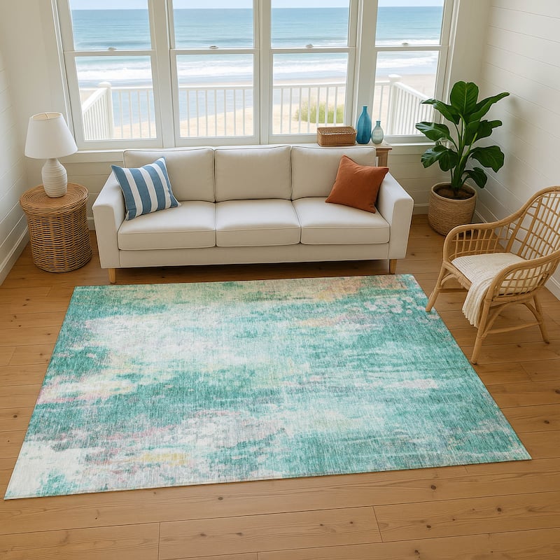 Premium Washable Super Soft Abstract Modern Mayfield Rug