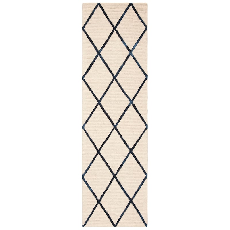 SAFAVIEH Handmade Blossom Zincuta Modern Floral Wool Rug